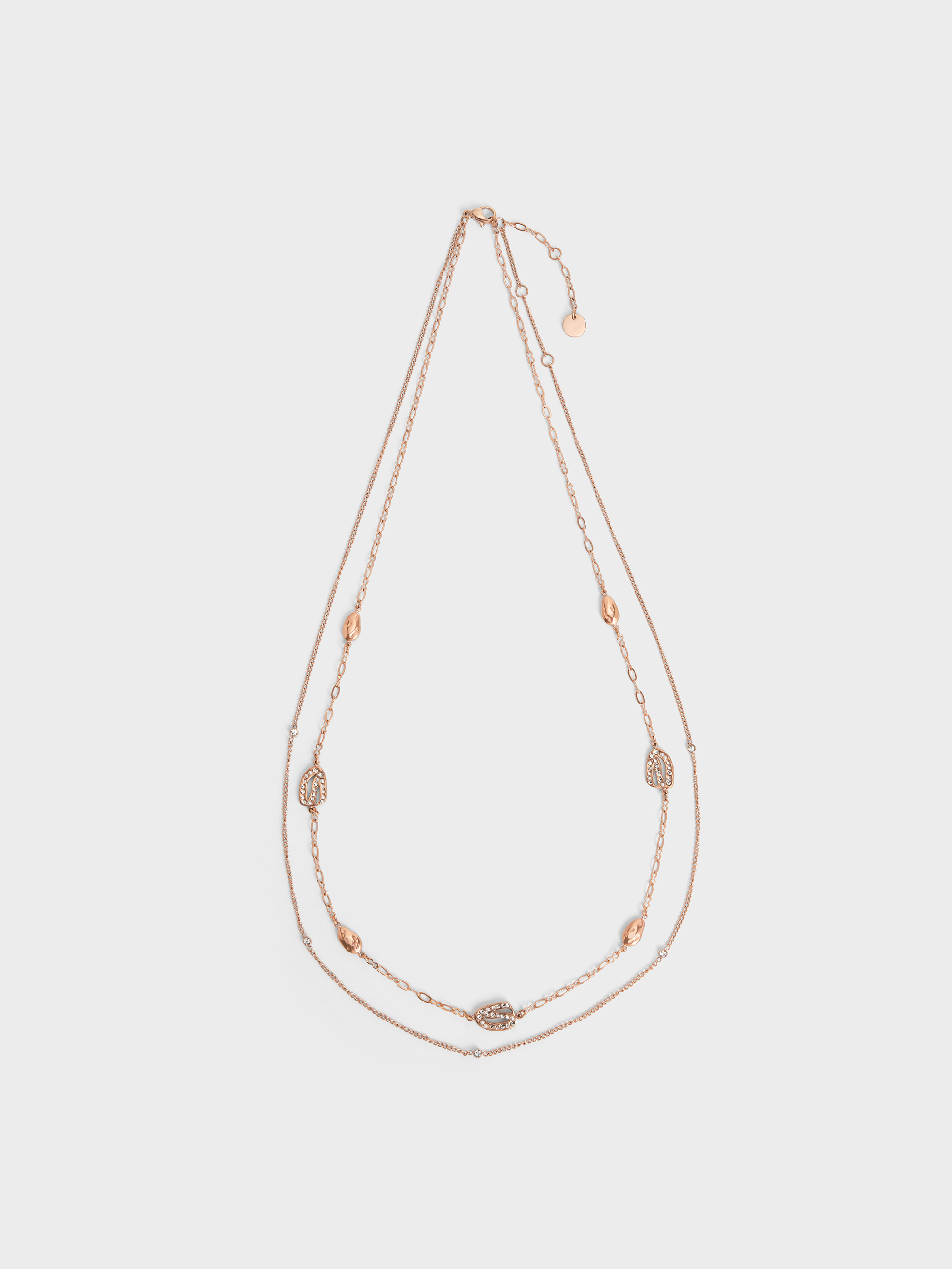 Charles & Keith - Bracelet à double chaîne en cristal Aine - Charles & Keith - Modalova