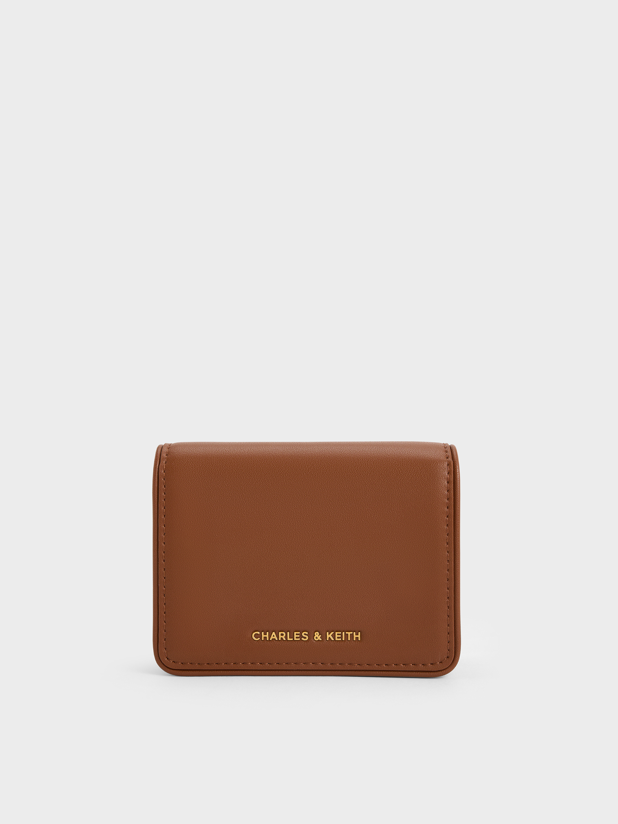 Chocolate Lyla Knotted-Strap Wallet - Chocolate - CHARLES & KEITH RO