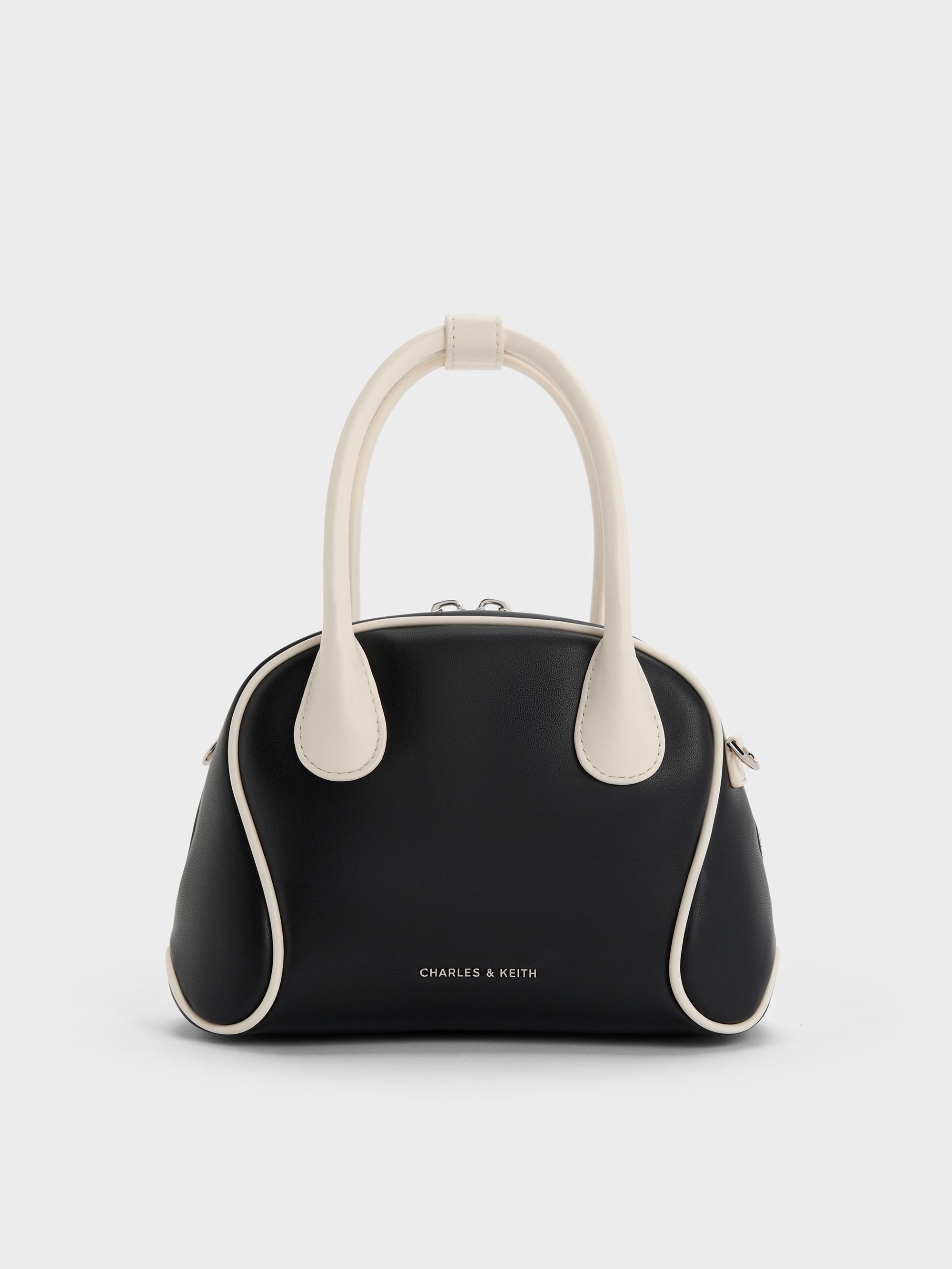 Charles & Keith - Sac bowling bicolore Nelly - Charles & Keith - Modalova
