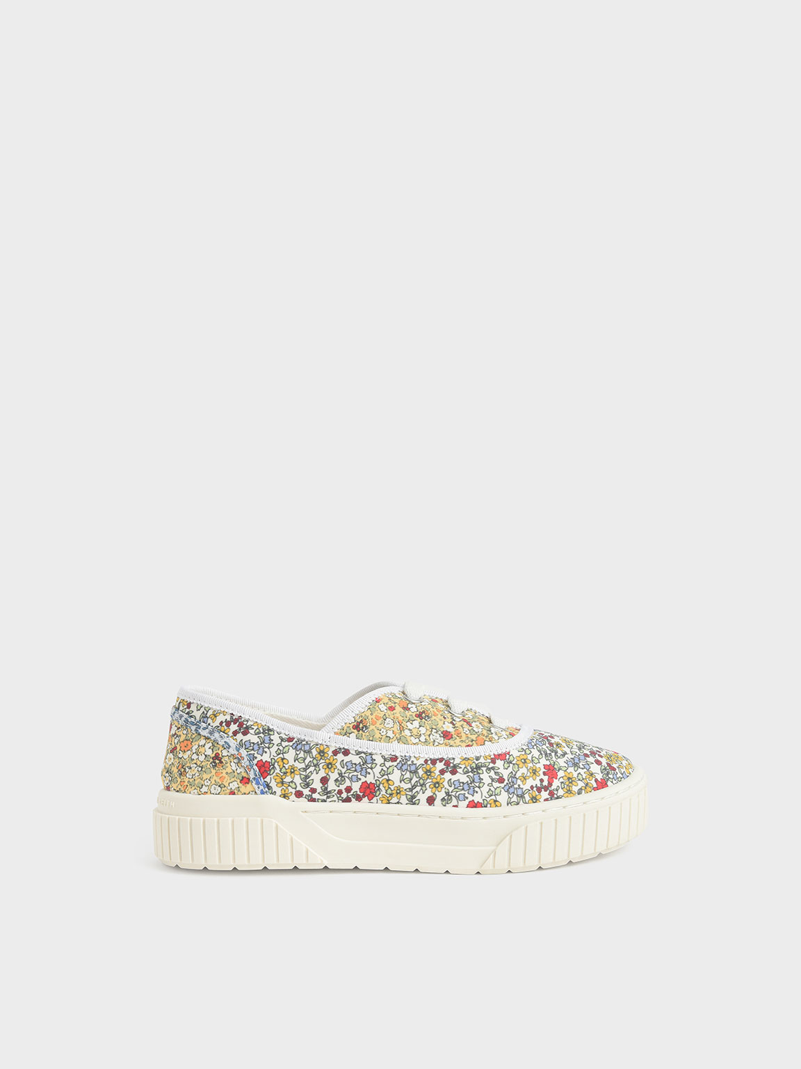 Girls' Printed Cotton Sneakers