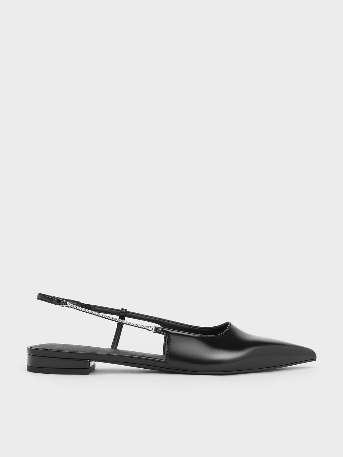 Chaussures Plates Femme à Bout Pointu Et Bride Arrière - Mules Décontractées Confortables - Talon Bas