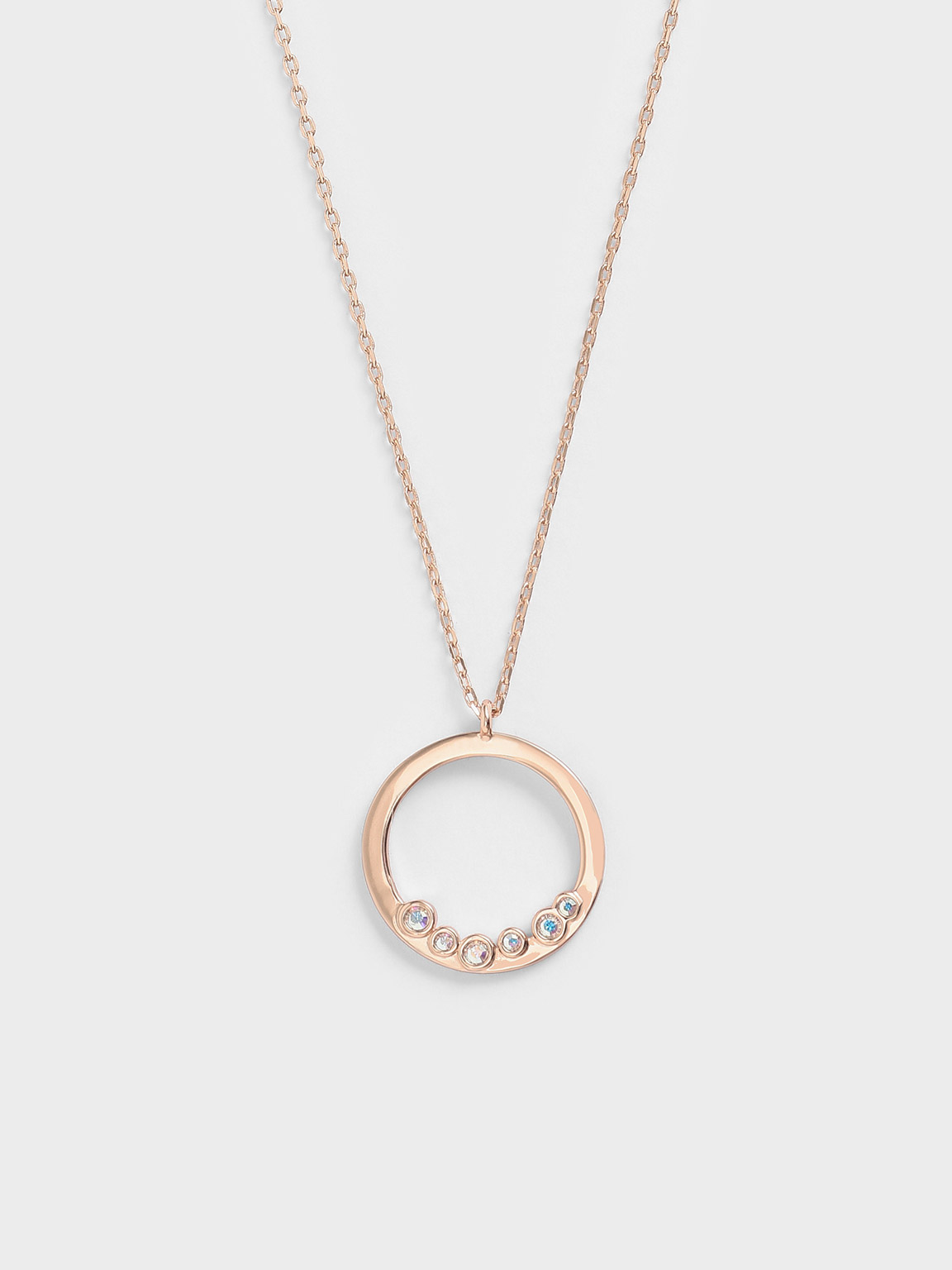 Swarovski® Crystal Studded Pendant Necklace