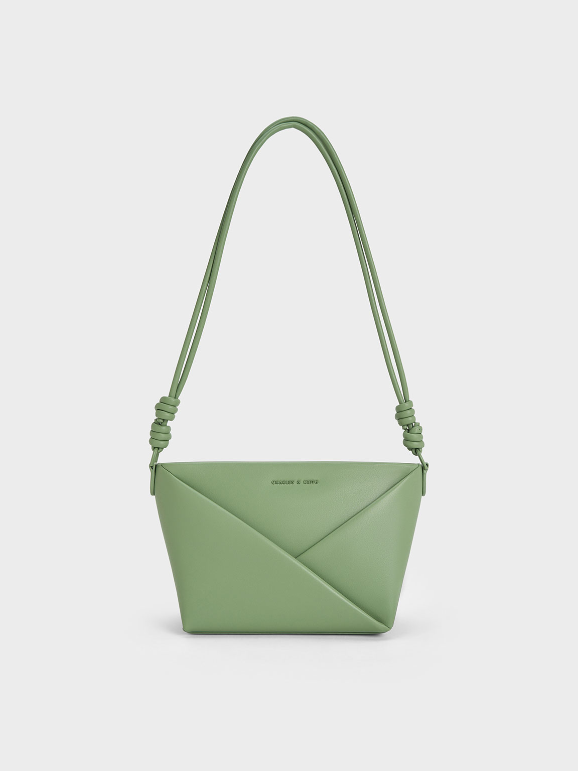 Green Midori Geometric Crossbody Bag CHARLES & KEITH EE