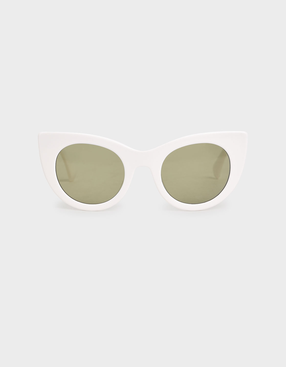 Thick Frame Cat-Eye Sunglasses