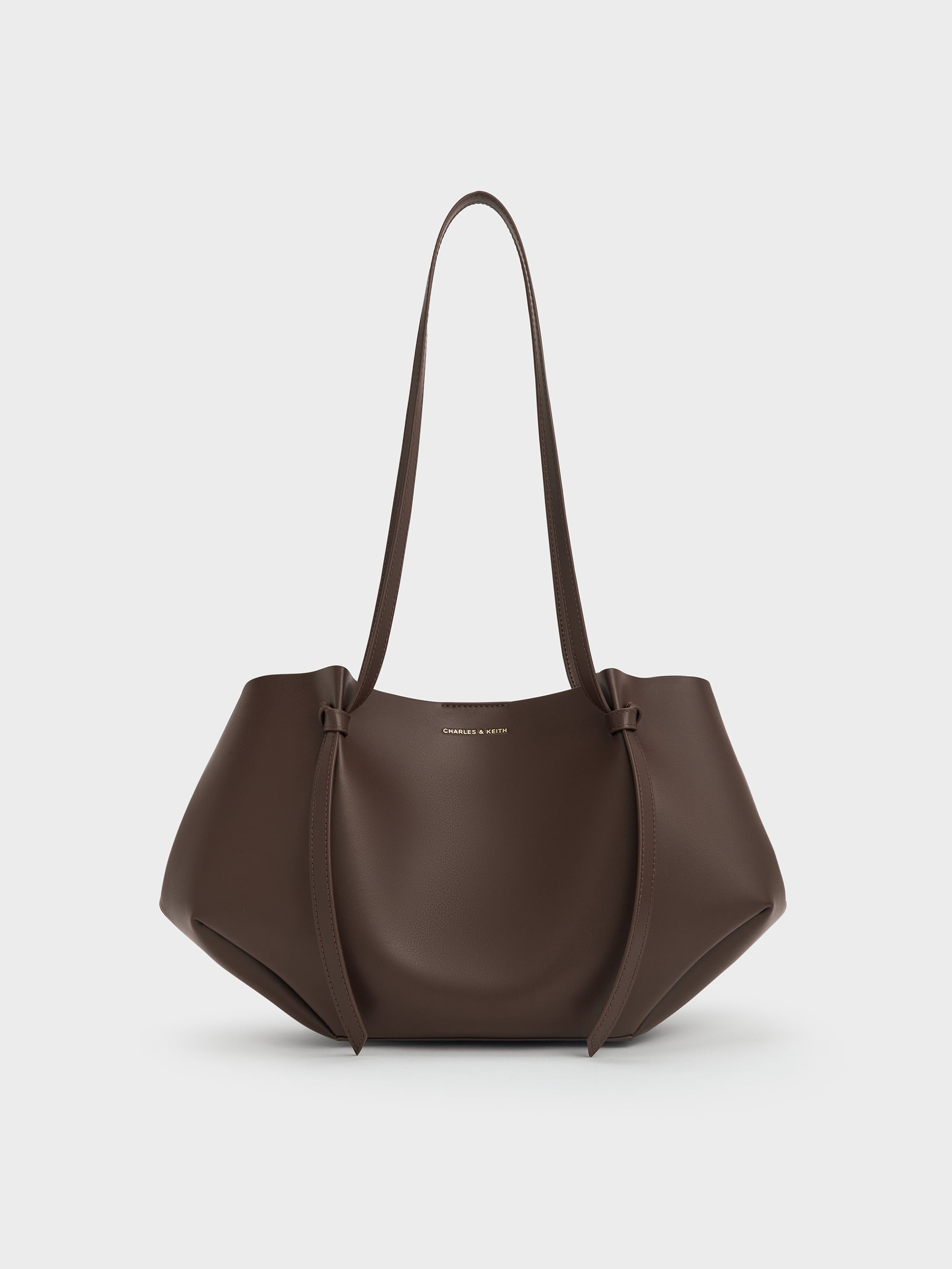 Espresso Brown Calla Tote Bag - Espresso Brown - CHARLES & KEITH RO