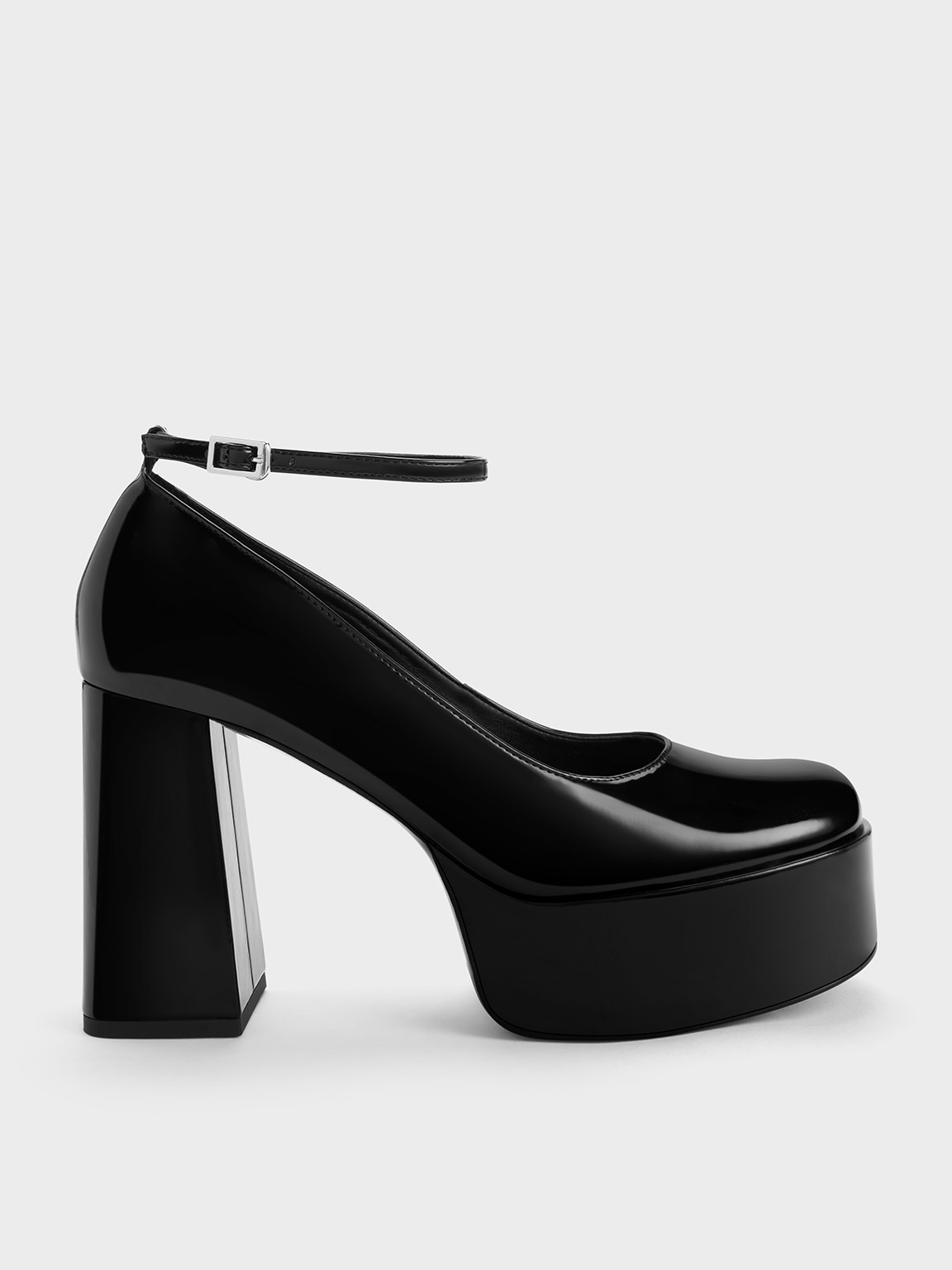 Point Toe Platform Chunky Heeled Ankle Strap Pumps, Women's Fashion,  Footwear, Heels on Carousell