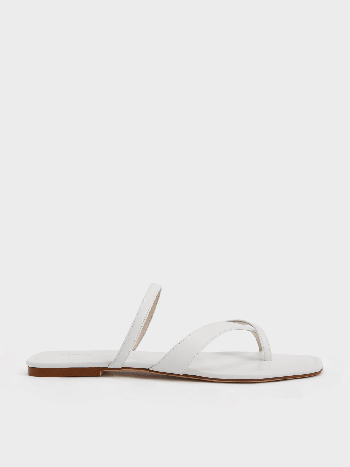 Toe-Loop Slide Sandals