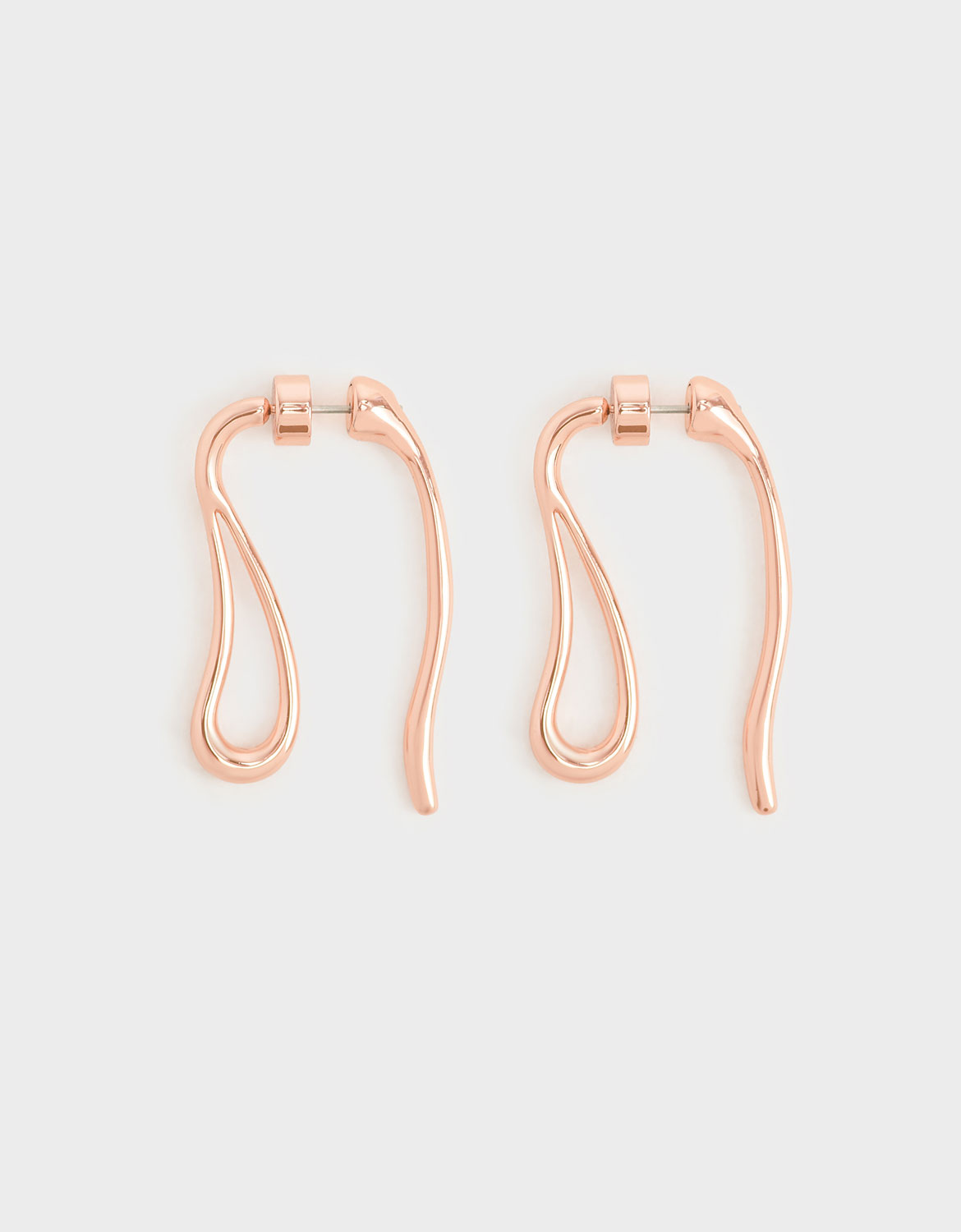 Two-Way Sculptural Drop Earrings