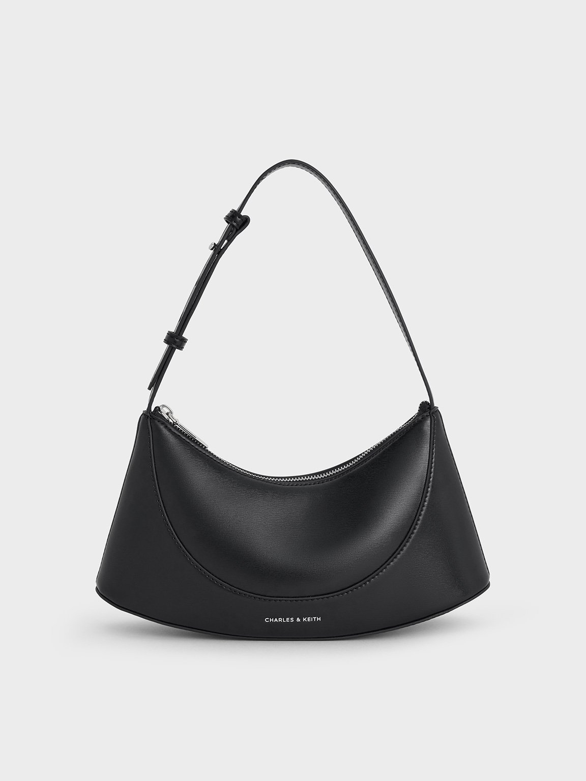Noir Sigrid Shoulder Bag - Noir - Bags - CHARLES & KEITH ES