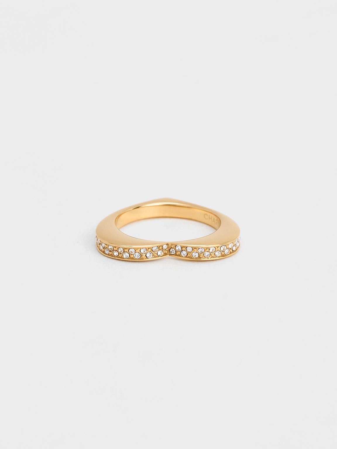 Charles & Keith - Bague en forme de cœur ornée de cristaux Malorie - Charles & Keith - Modalova