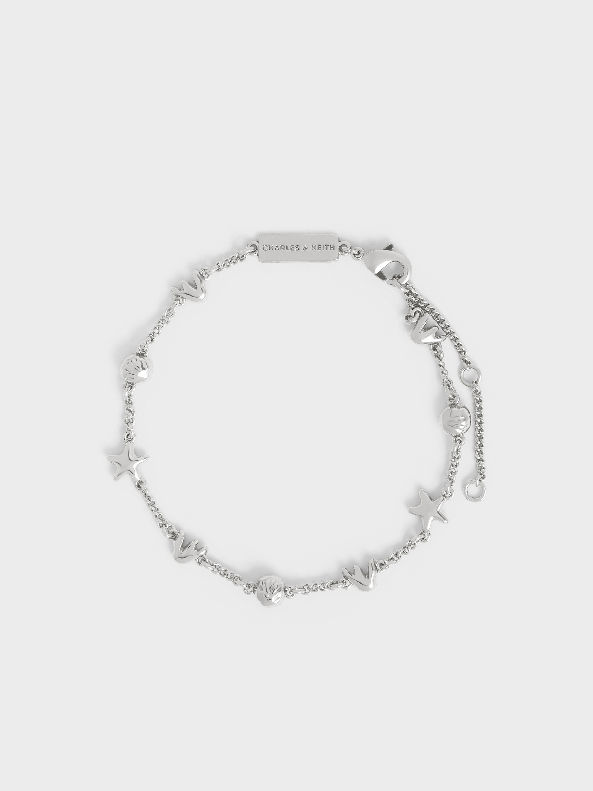 Silver Orinda Bracelet - Silver - CHARLES & KEITH CH