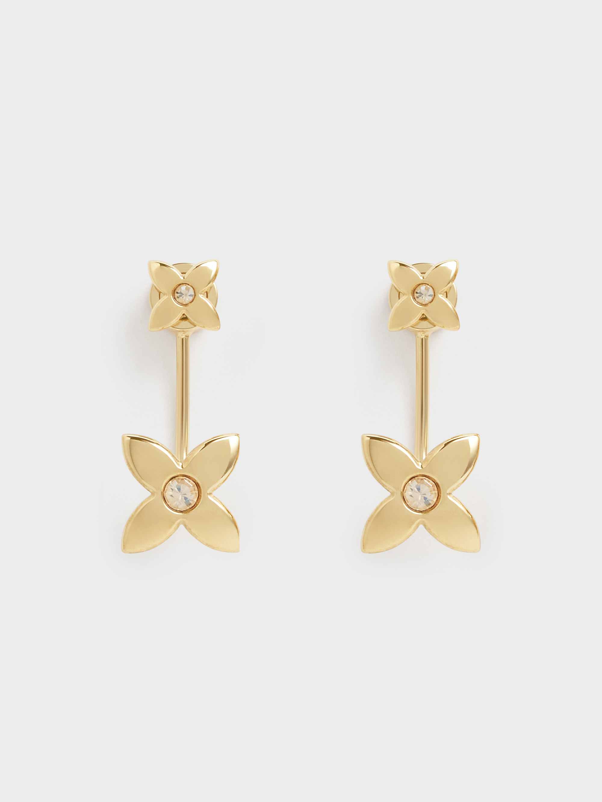 Charles & Keith - Clous d'oreilles à motif floral en cristal Felicity - Charles & Keith - Modalova