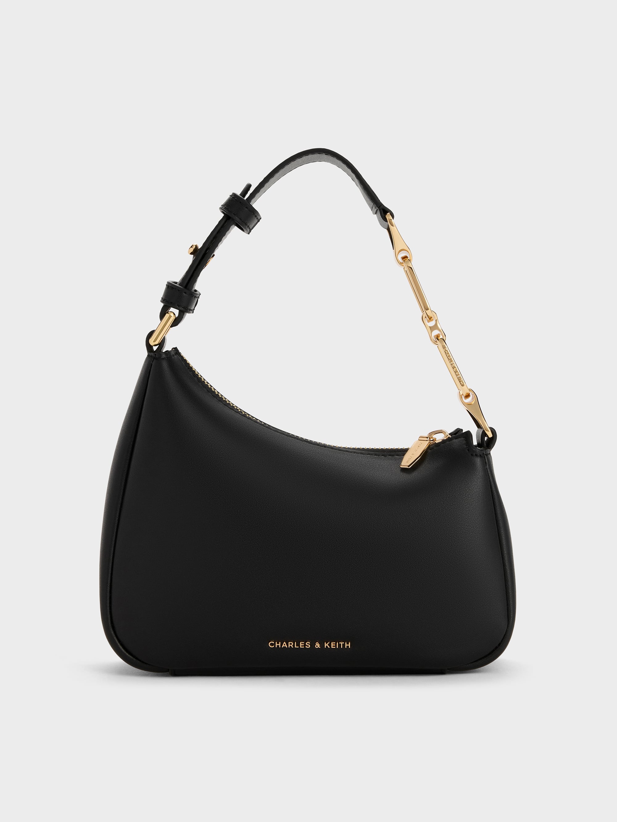 Black Mini Agatha Chain-Strap Shoulder Bag - Black - Bags