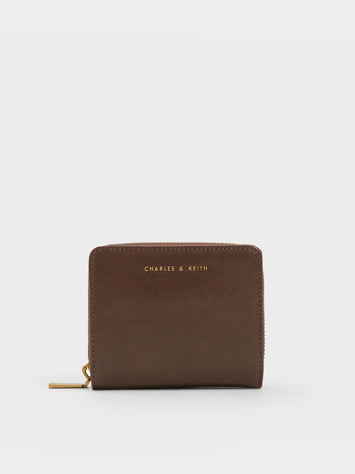 Dark Brown Finley Zip-Around Small Wallet - Dark Brown - Wallets