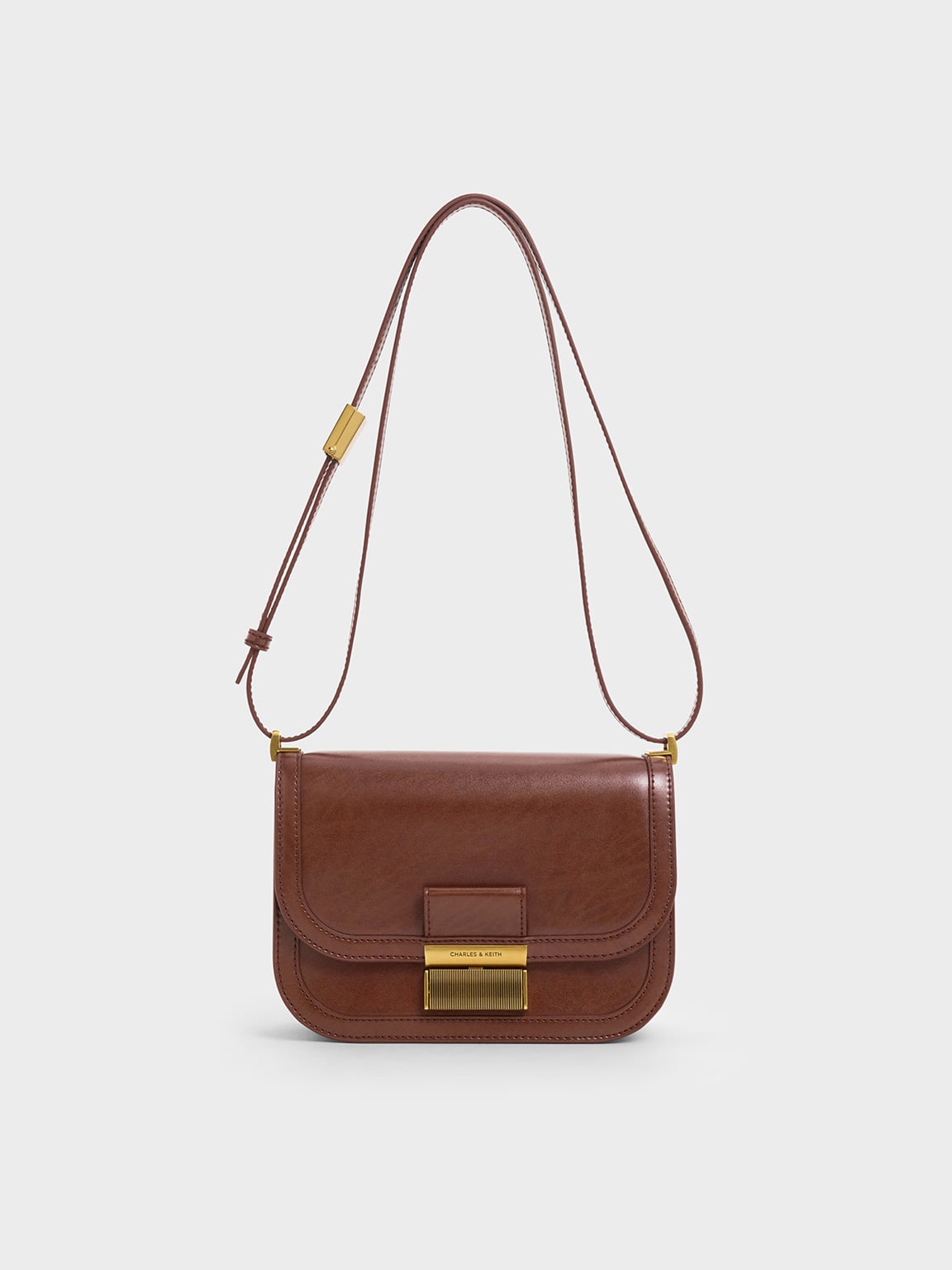 Dark Brown Charlot Bag - Dark Brown - CHARLES & KEITH NL