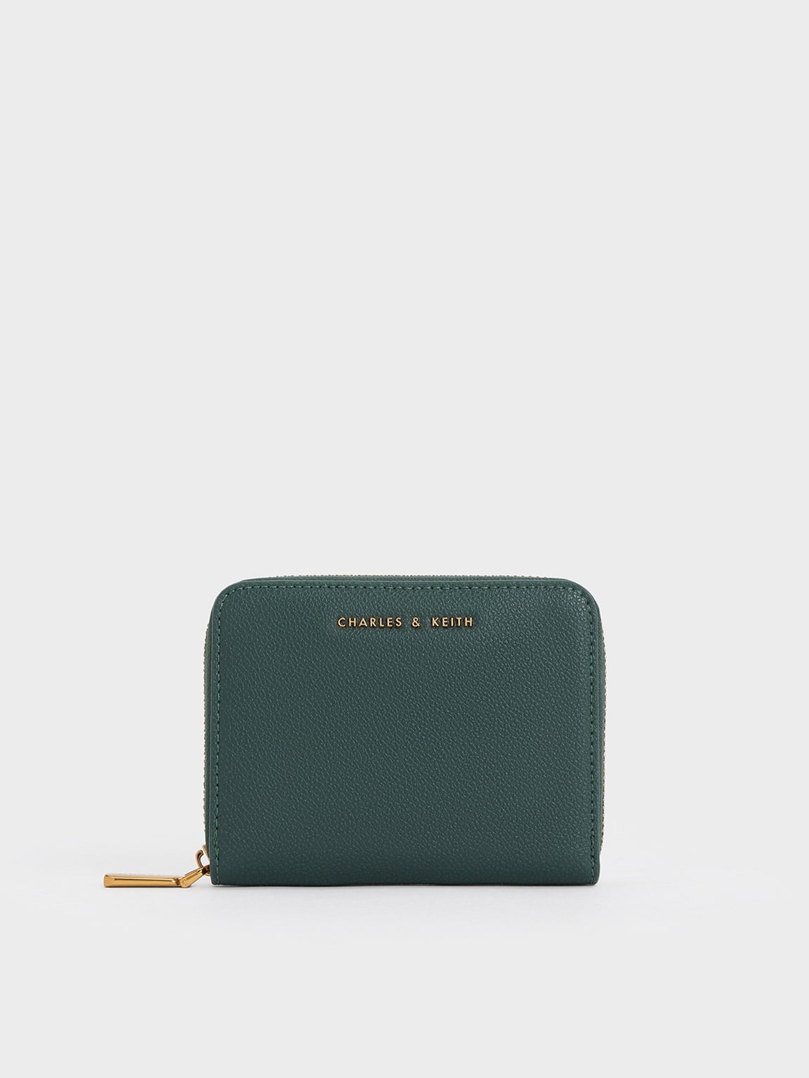 Green Dulcie Zip-Around Square Wallet - Green - Wallets - CHARLES